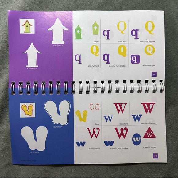 Cricut Creative Memories Cheerful seasons - shapes - Picture 12 of 16